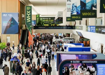 Посетители World Health Expo 